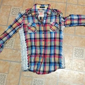 Plaid rodeo shirt
